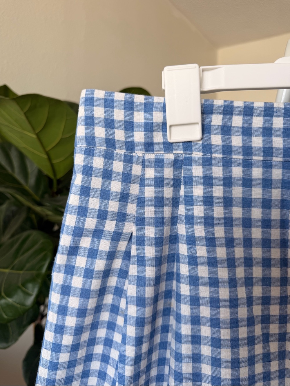 English Factory Blue and White Gingham Two-Piece Set - Picture 9 of 16